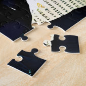 女性かわいらしアートコラージュ ジグソーパズル (側面)