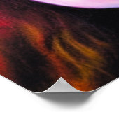 女性かわいらしピエロAIアートポスター ポスター (角)