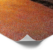 女性かわいらしポートレート ポスター (角)