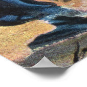 女性かわいらし運転車， 1920年代 ポスター (角)