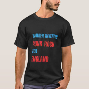 女性がイギリスではなくパンクロックを発明 Tシャツ