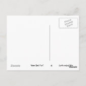 女性がファートしない ポストカード (裏面)