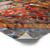 女性がベンチに座って,メアリー・カッサット ポスター (角)