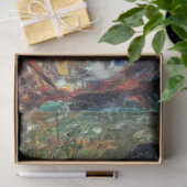 女性がベンチに座って,メアリー・カッサット 薄葉紙 (ギフト)