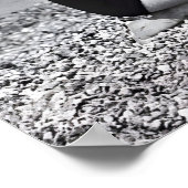 女性がワイン、白黒ヴィンテージを飲む ポスター (角)