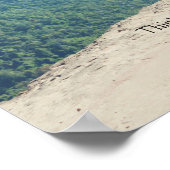 女性が丘の上でジャンプカイロプラクティックポスター ポスター (角)