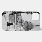 女性が付いている国会議事堂の建物の外面 Case-Mate iPhoneケース (裏面 (横))