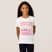 女性が力を得ると女性も力を得る！ Tシャツ (正面フル)
