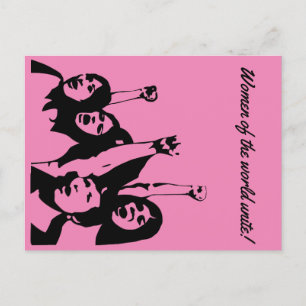 女性が団結 ポストカード