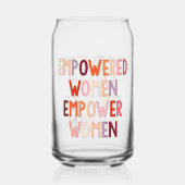 女性が女性をエンパワーする ガラス缶 (裏面)