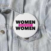 女性が女性を応援するボタン 缶バッジ (インサイチュ)