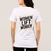 女性が女性を応援 トライブレンドTシャツ (裏面)