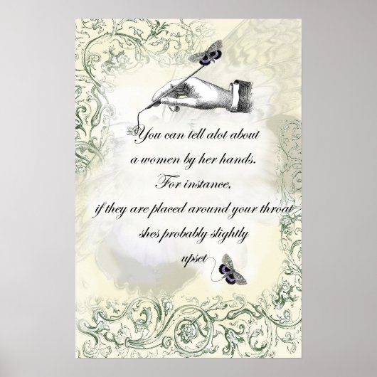 「女性が手にする」引用文 ポスター (正面)