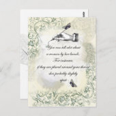 「女性が手にする」引用文 ポストカード (正面/裏面)