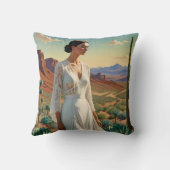 女性が描く美しい風景スピリチュアルアート クッション (裏面)