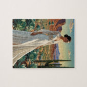 女性が描く美しい風景スピリチュアルアート ジグソーパズル (横)