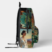 女性が描く美しい風景スピリチュアルアート プリントバックパック (左)