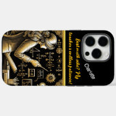 女性が教室で複雑な方程式を説明する Case-Mate iPhoneケース (裏面 (横))