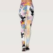 女性が活動的な衣服 レギンス (裏面)