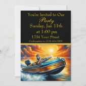 女性が海風パーティー 招待状 (正面)