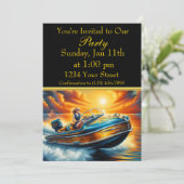 女性が海風パーティー 招待状 (スタンド正面)