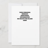 女性が海風パーティー 招待状 (裏面)