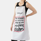 女性が男を撃った事は…カスタマイズ エプロン (インサイチュ)