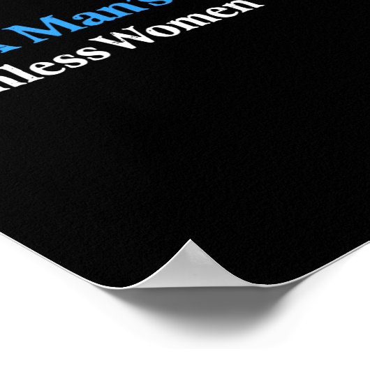 女性が男女平等に投票しない限り、男性の世界 ポスター (角)