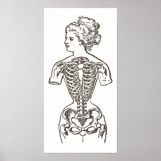 女性が美しいに苦しむ方法：コルセットの影響 ポスター (正面)