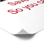 女性が電話で話している、ヴィンテージ写真 ポスター (角)