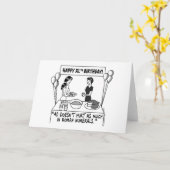 女性が40グリーティングカードを回す場合 カード (黄色い花)