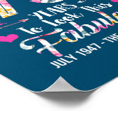 女性この良い75を見るのに75年かかった ポスター (角)