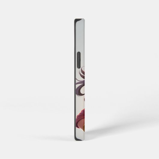 女性すごい音素 iPhoneケース (右側面)