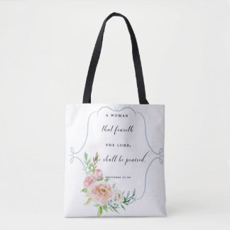 女性そのFeareth Proverbs 31主のトート トートバッグ