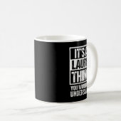 女性それが理解できないローリーな事だ コーヒーマグカップ (正面右)