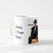 女性それはあなたの時間、Chooによって設計されているコーヒー・マグです コーヒーマグカップ (正面左)