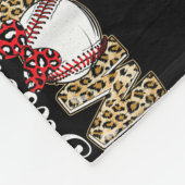 女性たちかわいい野球ママおもしろいマ・デイスポーツ フリースブランケット (角)