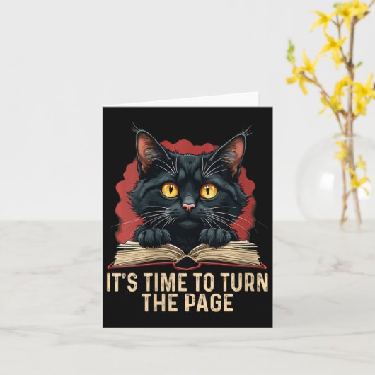 女性たちよ、新たなページをめくろう カマラ・ハリス支持者 カード (黄色い花)