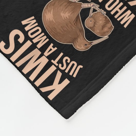 女性たちキウィスの引用文を愛する母親 フリースブランケット (角)