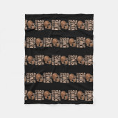 女性たちキウィスの引用文を愛する母親 フリースブランケット (正面)