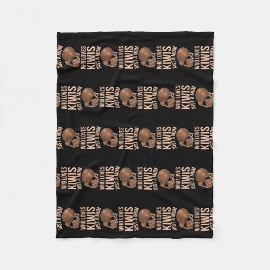 女性たちキウィスの引用文を愛する母親 フリースブランケット (正面)