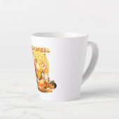 女性たち，女の子だけでポメラニア犬 カフェラテマグ (右アングル)