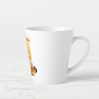 女性たち，女の子だけでポメラニア犬 カフェラテマグ