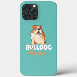 女性たち – 英語のブルドッグママかわいい犬好きの母 iPhone 13 PRO MAXケース