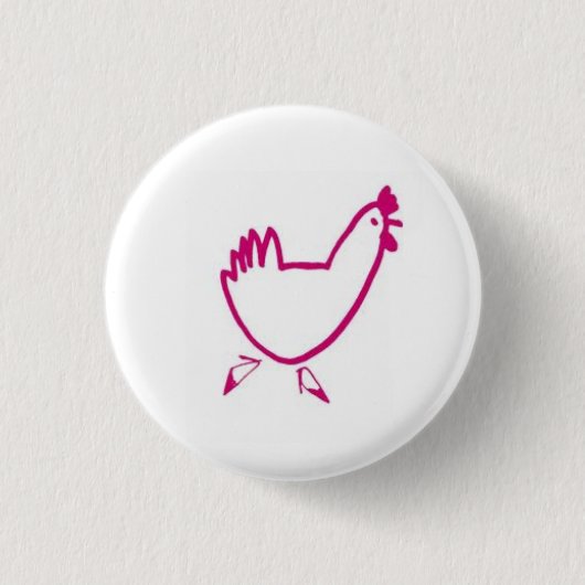 女性だけのパーティーボタンのバッジ 缶バッジ (正面)