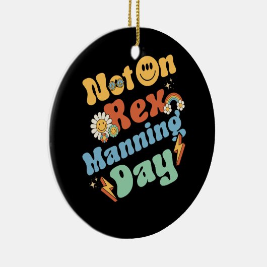女性ではないレックスマニングデイグルーヴィキュート文字フロロ セラミックオーナメント (右)