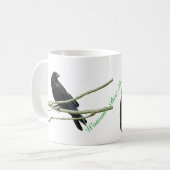 女性で親友のカラスのマグ コーヒーマグカップ (正面左)