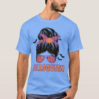 女性とハロウィーンの夜のヴィンテージ Tシャツ