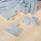 女性とバラ,ミュシャ ジグソーパズル (側面)