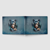 女性とヒョウの素晴らしいハイブリッド ゲストブック (全面)